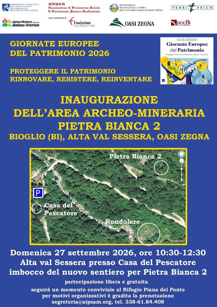 Alta Valsessera, alla scoperta dell’antica miniera: apre al pubblico "Pietra Bianca 2" Alta Valsessera, alla scoperta dell’antica miniera: apre al pubblico "Pietra Bianca 2"