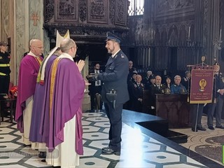 Biella, celebrato il Precetto Pasquale Interforze nella Cattedrale di Santo Stefano FOTO Mattia Baù per newsbiella.it