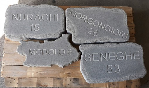 Quattro pietre per Biella da Modolo, Morgongiori, Nurachi e Seneghe