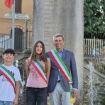 Pollone, Emma Figus e Matteo Mastrapasqua, Sindaco e Vicesindaco del Consiglio Comunale delle Ragazze e dei Ragazzi Pollone, Emma Figus e Matteo Mastrapasqua, Sindaco e Vicesindaco del Consiglio Comunale delle Ragazze e dei Ragazzi