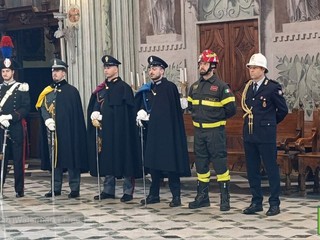 Biella, celebrato il Precetto Pasquale Interforze nella Cattedrale di Santo Stefano FOTO Mattia Baù per newsbiella.it