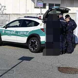 Biella, scontro auto-moto: giovane sbalzato a terra (foto di Mattia Baù per newsbiella.it)