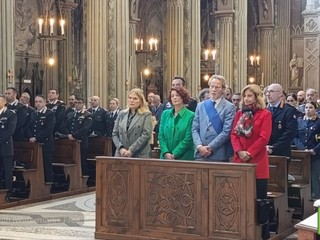 Biella, celebrato il Precetto Pasquale Interforze nella Cattedrale di Santo Stefano FOTO Mattia Baù per newsbiella.it
