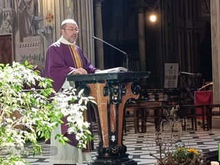 Biella, celebrato il Precetto Pasquale Interforze nella Cattedrale di Santo Stefano FOTO Mattia Baù per newsbiella.it