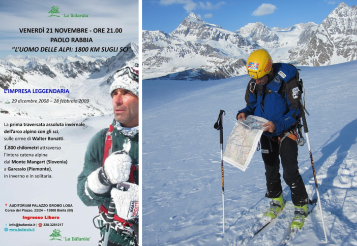 Presto a Biella l’uomo delle Alpi: Paolo Rabbia si racconta Presto a Biella l’uomo delle Alpi: Paolo Rabbia si racconta