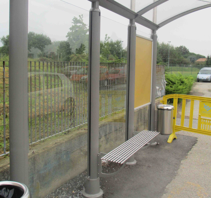 Occhieppo Inferiore, nuove pensiline per autobus: più comfort e decoro, foto archivio