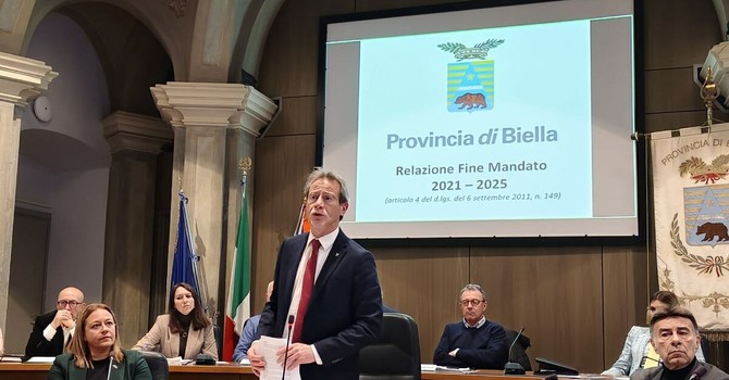 Biella, relazione di fine mandato per Ramella Pralungo: “La Provincia è diventata la vera casa dei Comuni”