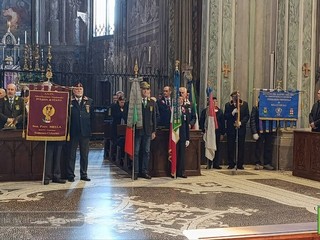 Biella, celebrato il Precetto Pasquale Interforze nella Cattedrale di Santo Stefano FOTO Mattia Baù per newsbiella.it