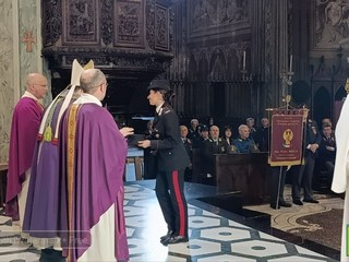 Biella, celebrato il Precetto Pasquale Interforze nella Cattedrale di Santo Stefano FOTO Mattia Baù per newsbiella.it