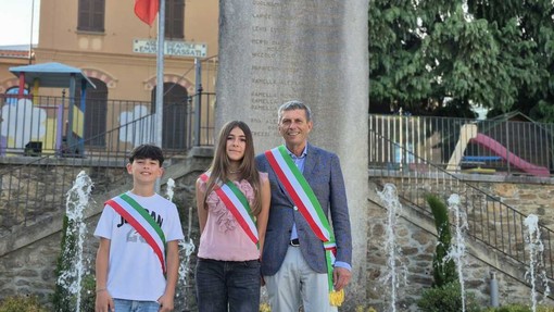 Pollone, Emma Figus e Matteo Mastrapasqua, Sindaco e Vicesindaco del Consiglio Comunale delle Ragazze e dei Ragazzi Pollone, Emma Figus e Matteo Mastrapasqua, Sindaco e Vicesindaco del Consiglio Comunale delle Ragazze e dei Ragazzi