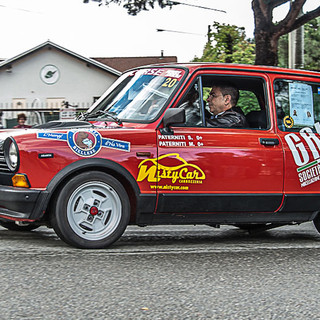 L'Autobianchi A 112 Abarth dell'organizzatore, Gaetano Paterniti (foto Ciro Simoni)