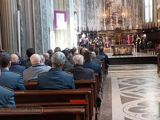 Biella, celebrato il Precetto Pasquale Interforze nella Cattedrale di Santo Stefano FOTO Mattia Baù per newsbiella.it