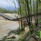 In foto il ponte del Gilino crollato in seguito agli eventi meteorologici estremi di aprile 2025