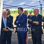 Pedemontana, si parte: al via lavori di costruzione della tratta Masserano-Ghemme: presenti i ministri Salvini e Pichetto FOTO e VIDEO Pedemontana, si parte: al via lavori di costruzione della tratta Masserano-Ghemme: presenti i ministri Salvini e Pichetto FOTO e VIDEO