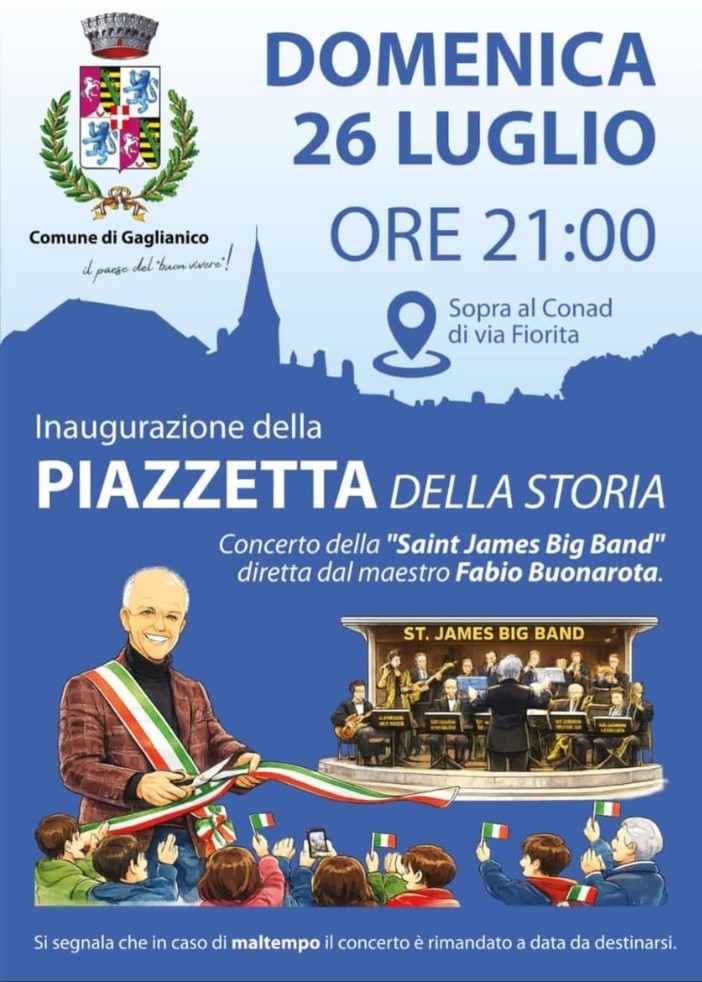 Gaglianico inaugura la Piazzetta della Storia: nuovo spazio per la comunità Gaglianico inaugura la Piazzetta della Storia: nuovo spazio per la comunità
