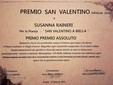 Graglia: Susanna Raineri vince il premio "Lettera a San Valentino"