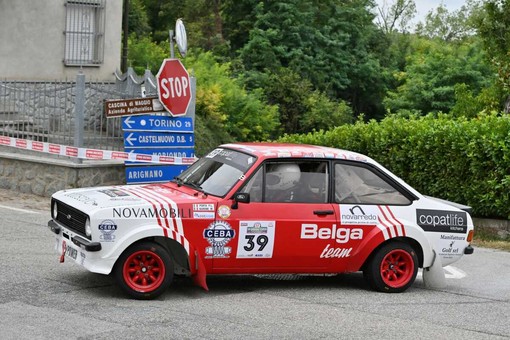 Porta e Fornara al via del Rally del Reggello Porta e Fornara al via del Rally del Reggello