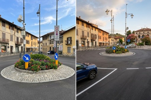 Occhieppo Superiore, finita l’opera di riasfaltatura della strada intorno alla rotonda di piazza Vittorio Veneto Occhieppo Superiore, finita l’opera di riasfaltatura della strada intorno alla rotonda di piazza Vittorio Veneto