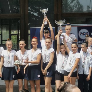 Ginnastica ritmica: bronzo e argento per le biellesi a Loano