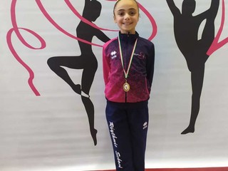 Ritmica, Ginevra Lanza è d’argento nel regionale FGI Silver LB, quarto posto per Andrea Viola Adamo