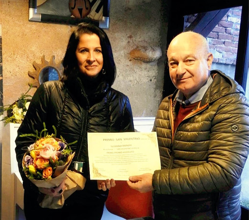 Graglia: Susanna Raineri vince il premio "Lettera a San Valentino"