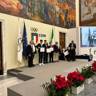 Rainbow Team al Salone d’Onore del Coni per festeggiare i 100 anni della Federazione Italiana Motonautica Rainbow Team al Salone d’Onore del Coni per festeggiare i 100 anni della Federazione Italiana Motonautica