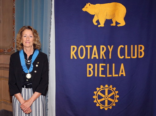 Rotary Club di Biella, Emanuela Baietto è la nuova presidente