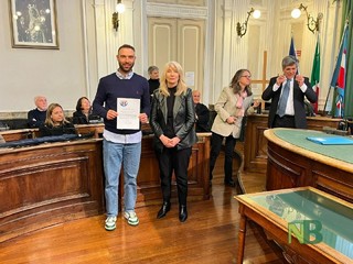 Biella celebra la Giornata mondiale del rene: Pichetto alla consegna di una borsa di studio a Roberto Matta FOTO e VIDEO Massimo Giacobbe