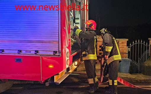 Fiamme in uno scantinato, scatta l’allarme in Valle Cervo (foto di repertorio)