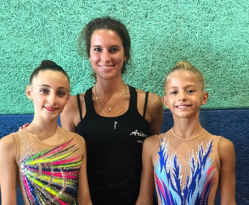 Giulia Sapino, l’istruttrice Arianna Prete e Ginevra Bravaccino