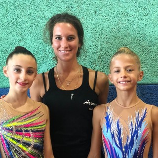 Giulia Sapino, l’istruttrice Arianna Prete e Ginevra Bravaccino