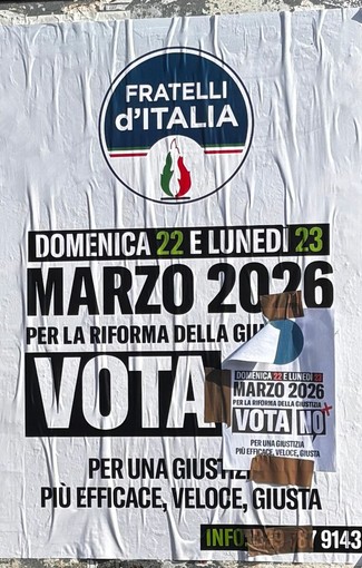 Referendum giustizia, manifesto per il "Sì" stracciato e falsificato, Franceschini FdI: "È un fatto gravissimo"