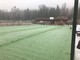 Un'immagine del campo sportivo quest'inverno