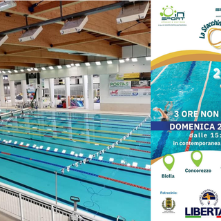 Biella, 2a edizione della &quot;Sfacchinata Inclusiva&quot;: tre ore di nuoto non stop