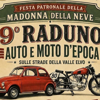 Sala Biellese, domenica il 9° raduno di auto e moto d’epoca