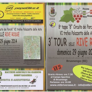 Brusnengo. Domani appuntamento con la mtb  per il tour "Rive Rosse"