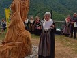 A Campiglia il taglio del nastro alla statua dedicata alla Siunera