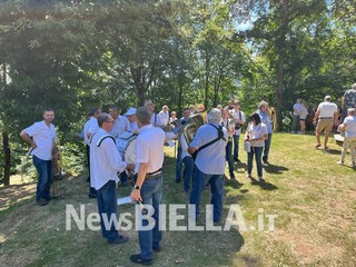 Portula, grande partecipazione alla festa di Rossiglione nel santuario mariano FOTO e VIDEO Massimo Giacobbe per newsbiella.it