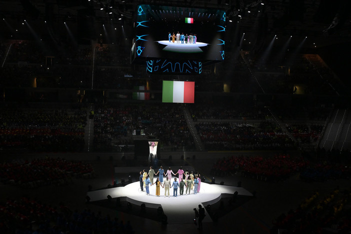 "Il Futuro è qui": aperti a Torino i Giochi Invernali 2025. "Il Futuro è qui": aperti a Torino i Giochi Invernali 2025.