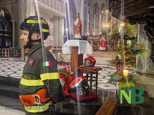 Festa dei Vigili del Fuoco, Santa Barbara, il vescovo di Biella: &quot;Siete un esempio di coraggio&quot;