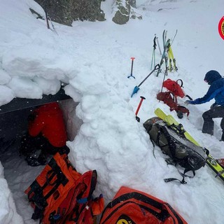 Dal Nord/Ovest, Ponechiale: scialpinista soccorso tra neve e maltempo