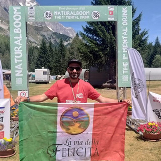 Ultramaratona: Simone Leo taglia il traguardo della Barolo-Courmayeur