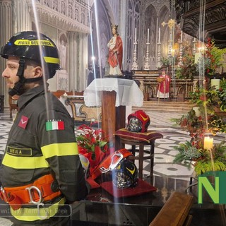 Festa dei Vigili del Fuoco, Santa Barbara, il vescovo di Biella: &quot;Siete un esempio di coraggio&quot;