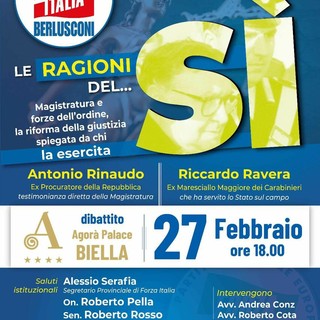 Dal PM Rinaudo al Carabiniere che arrestò Totò Riina: a Biella il confronto sulla riforma della giustizia e sul referendum