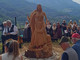 A Campiglia il taglio del nastro alla statua dedicata alla Siunera