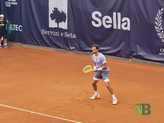 ATP Challenger Biella, match intensi e tribune piene. Stefano Napolitano vola ai quarti di finale