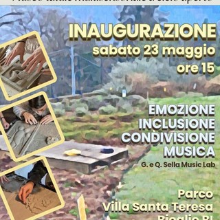 “Sensi d’Arte Museo tattile multisensoriale a cielo aperto” a Bioglio, tutto pronto per il taglio del nastro