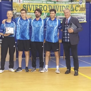 I vincitori del TT Carmagnola premiati dal sindaco di Mottalciata Roberto Vanzi