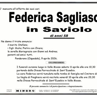 Federica Sagliaschi in Saviolo