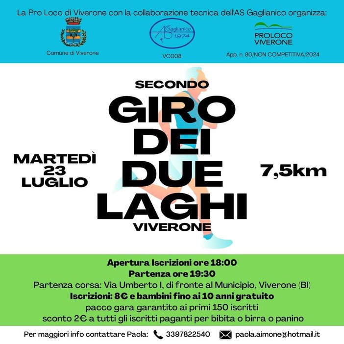 A Viverone è tempo de "Il secondo giro dei due laghi"